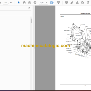 Hitachi ZX120-3class,ZX180-3class,ZX200-3class,ZX270-3class,ZX330-3class Hydraulic Excavator Operator’s Manual (EM1U1-3-1, EM1U1-3-5, EM1U1-3-6)