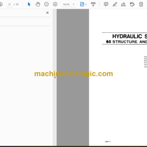 Komatsu D51F-17 Bulldozer Shop Manual (SEBM013Y1701)