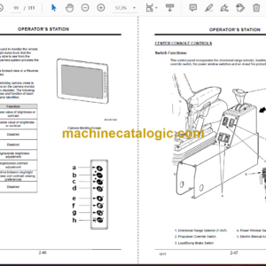 Hitachi EH4500-3 Rigid Dump Truck Operator’s Manual (O-8D9AC-En-2B-01)