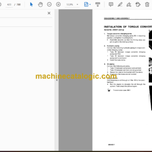 Komatsu WA450-1 Wheel Loader Shop Manual (SEBM001700)