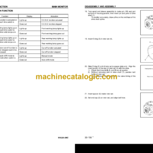 Komatsu WA320-3MC Wheel Loader Shop Manual (CEBM003302)