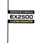 Hitachi EX2500 Electric Excavator Operator's Manual (EM184-2-2)