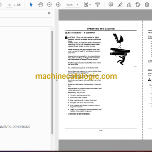 Hitachi EX210L-5 Excavator Operator’s Manual (EM14T-HL2-1)