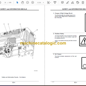 Hitachi EH5000-3 Rigid Dump Truck Operator’s Manual