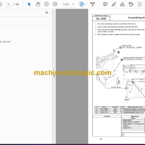 Komatsu WA800-3E0, WA900-3E0 Wheel Loader Field Assembly Instruction (GEN00056-13)