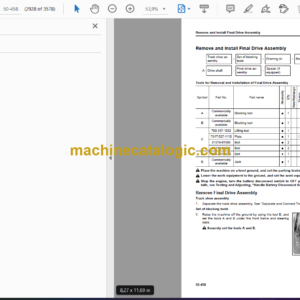 Komatsu D65EXi-18E0, D65PXi-18E0 Bulldozer Shop Manual (SEN06757-05)