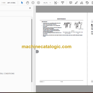 Hitachi ZX130-7B, ZX135US-7B Hydraulic Excavator Operator’s Manual (ENMDHG-1-1)