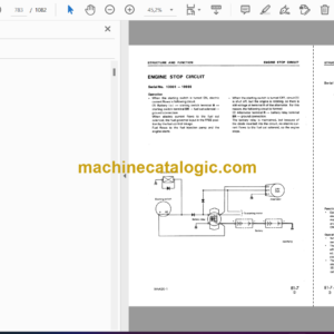 Komatsu WA420-1 Wheel Loader Shop Manual (SEBMU4240106)