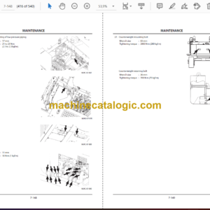 Hitachi ZX470-6, ZX670-6, ZX870-6 class Hydraulic Excavator Operator’s Manual (ENMJAG-EN2-1, ENMJAG-EN2-2, ENMJAG-EN2-3, ENMJAG-EN2-4, ENMJAG-EN2-5)