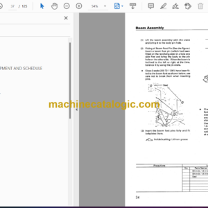 Komatsu PC600-6 PC600LC-6 Hydraulic Excavator Field Assembly Manual (SEAW002802)