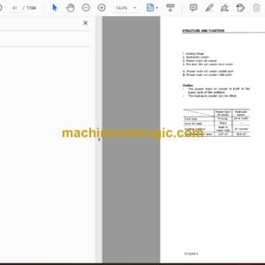 Komatsu D155AX-5 Bulldozer Shop Manual (SEBM016207)