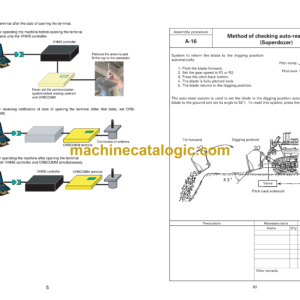 Komatsu D475A-5 Bulldozer Field Assembly Instruction (GEN00012-02)