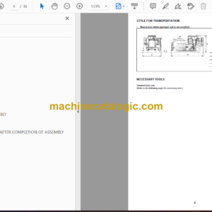 Komatsu D155CX-8 Bulldozer Field Assembly Instruction (GEN00222-01)