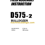 Komatsu D85EXi-18, D85PXi-18 Bulldozer Field Assembly Instruction (GEN00247-00)
