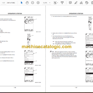 Hitachi ZX470-6, ZX670-6, ZX870-6 class Hydraulic Excavator Operator’s Manual (ENMJAG-EN2-1, ENMJAG-EN2-2, ENMJAG-EN2-3, ENMJAG-EN2-4)