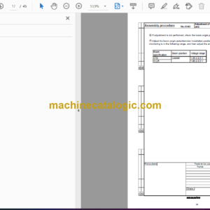 Komatsu WA470-8E0 Wheel Loader Field Assembly Instruction (GEN00186-00)