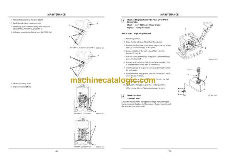 Hitachi ZV250PR-G, ZV250PR-D, ZV350PR-G, ZV350PR-De Reversible