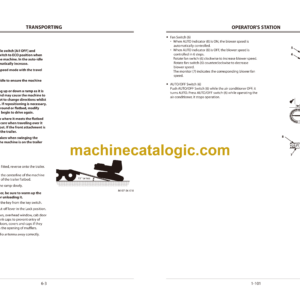 Hitachi ZX470-5 class, ZX670-5 class, ZX870-5 class Hydraulic Excavator Operator’s Manual (ENMJAE-1-2)