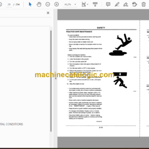 Hitachi EX230LC-5 Excavator Operator’s Manual (EM15S-NA2-1)