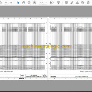 Komatsu WA70M-8E0 Wiring Diagrams