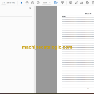 Hitachi ZH210LC-5B Hybrid Excavator Operator’s Manual (ENMDCS-1-1, ENMDCS-1-2)