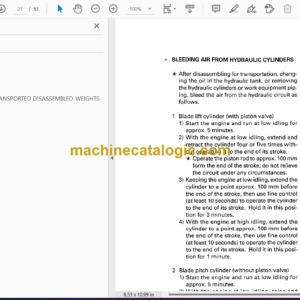 Komatsu D575A-2 Super Dozer Field Assembly Instruction (SEAW000500)