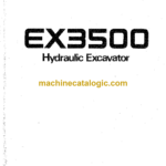 Hitachi EX3500 Hydraulic Excavator Operator's Manual (EM185-4-1)