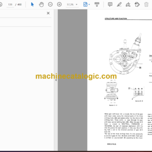 Komatsu D20S,Q-5 D21S,Q-5 Bulldozer Shop Manual (SEBM0103D00)