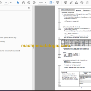 Komatsu D85EX-18, D85PX-18 Bulldozer Field Assembly Instruction (GEN00177-00)