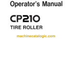 Hitachi CP210 Tire Roller Operator's Manual (EM8UB-3-1, EM8UB-4-1)