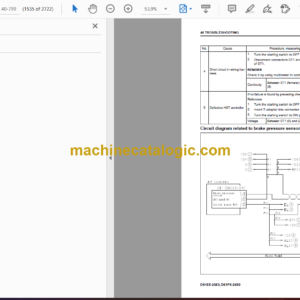 Komatsu D61EX-24E0, D61PX-24E0 Bulldozer Shop Manual (SEN06797-01)