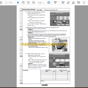 Komatsu D65EXi-18E0, D65PXi-18E0 Bulldozer Field Assembly Instruction (GEN00240-01)