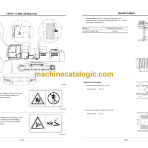 Hitachi ZX350LC-6 ZX350LCN-6 Telescopic Arm (Rope Type) 25m and 30m Operator’s Manual (ENMDDQ-RTBH1-1, ENMDDQ-RTOP1-1, ENMDDQ-RTOP1-2, ENMDDQ-RTOP1-3, ENMDDQ-RTOP1-4)