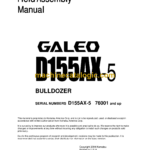 Komatsu D155AX-5 Galeo Bulldozer Shop Manual (GEN00002-00)