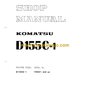 Komatsu D155C-1 Bulldozer Shop Manual (SEBM0176A01)