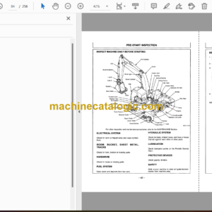 Hitachi EX200-5 Excavator Operator’s Manual (EM14M-EN1-3)