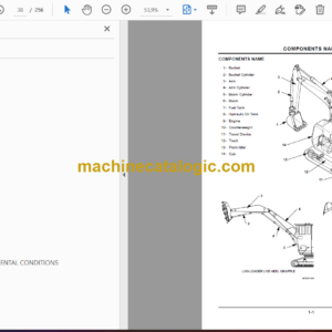 Hitachi EX330LCLL-5,EX370LL-5 Excavator Operator’s Manual (EM1H7-1-1)