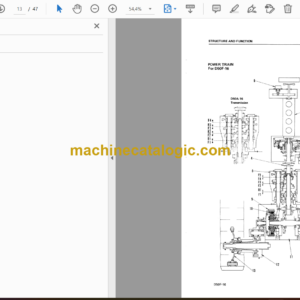 Komatsu D50F-16 Bulldozer Shop Manual