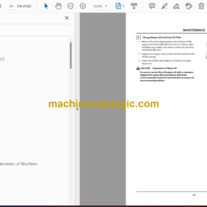 Hitachi ZV550W, ZV650W Walk-Behind Roller Operator’s Manual (EM8LA-2-1)