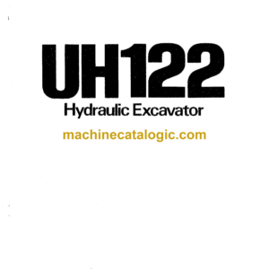 Hitachi UH122 Hydraulic Excavator Operator's Manual (EM171-1-4)