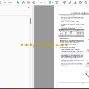 Hitachi ZX450, ZX450LC, ZX460LCH, ZX500LC Excavator Operator’s Manual (EM16J-OP7-2)