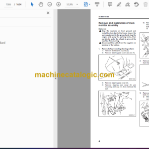 Komatsu WA800-3E0, WA900-3E0 Wheel Loader Shop Manual (SEN02034-26)