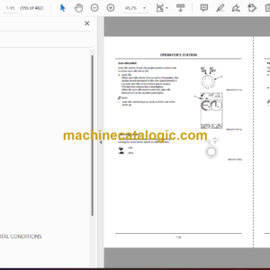 Hitachi ZX85US-6, ZX85USB-6 Hydraulic Excavator Operator’s Manual (ENMDEQ-EN1-1, ENMDEQ-EN1-2)