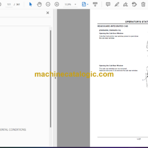 Hitachi ZX450,ZX450H,ZX450LC,ZX450LCH,ZX460LCH Excavator Operator’s Manual (EM16J-2-1)