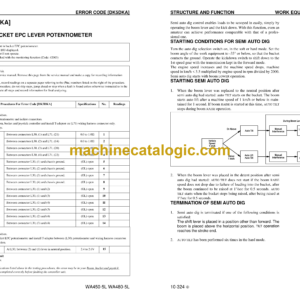 Komatsu WA450-5L, WA480-5L Galeo Wheel Loader Shop Manual (CEBM009605)