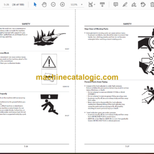 Hitachi ZX250LC-5B, ZX250LCN-5B, ZX290LC-5B, ZX290LCN-5B, ZX350LC-5B ZX350LCN-5B Hydraulic Excavator Straight Boom Specifications Operator’s Manual (ENMDCA-ENSTB1-1)