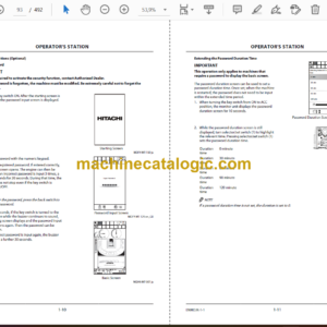 Hitachi ZX210MF-7G, ZX210F-7G Hydraulic Excavator Operator’s Manual (ENMDJK-1-1)