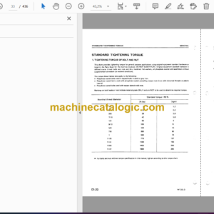 Komatsu W120-3 Wheel Loader Shop Manual (SEBM0383C01)