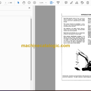 Hitachi EX350K-5, EX350LCK-5 Excavator Operator’s Manual (EM1H3-1-1)