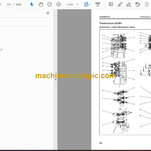 Komatsu D375A-5E0 Bulldozer Shop Manual (SEN00986-15)